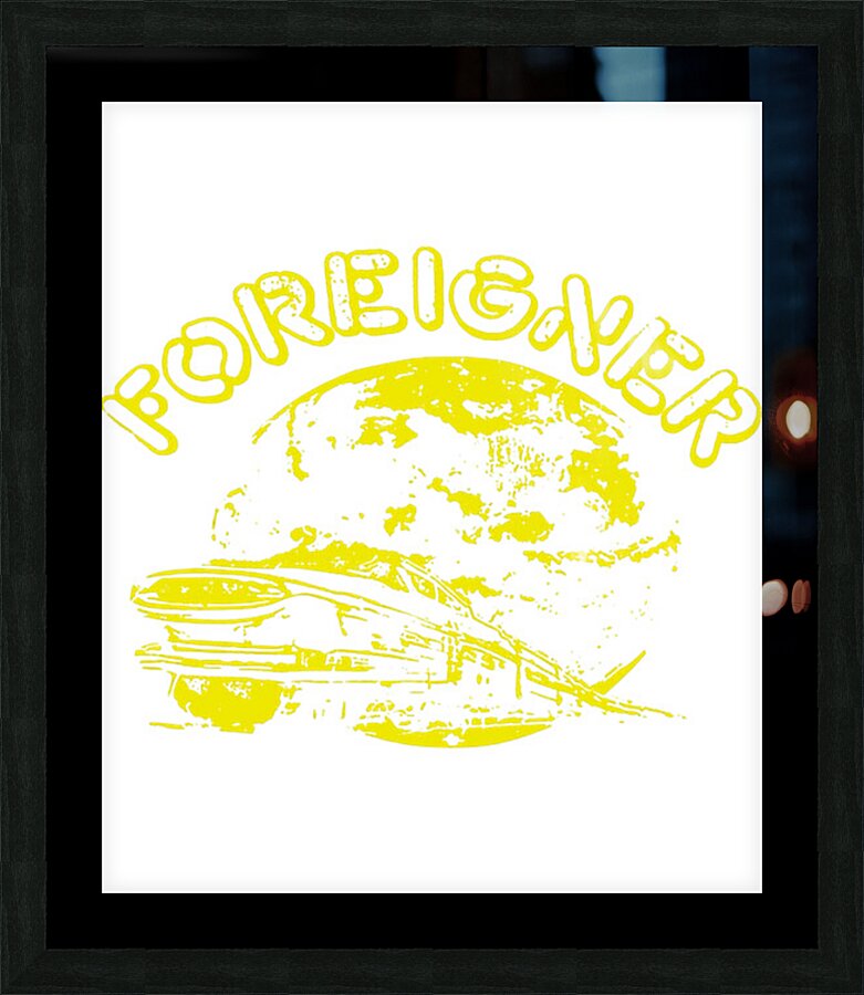 Foreigner 52 Picture Frame print