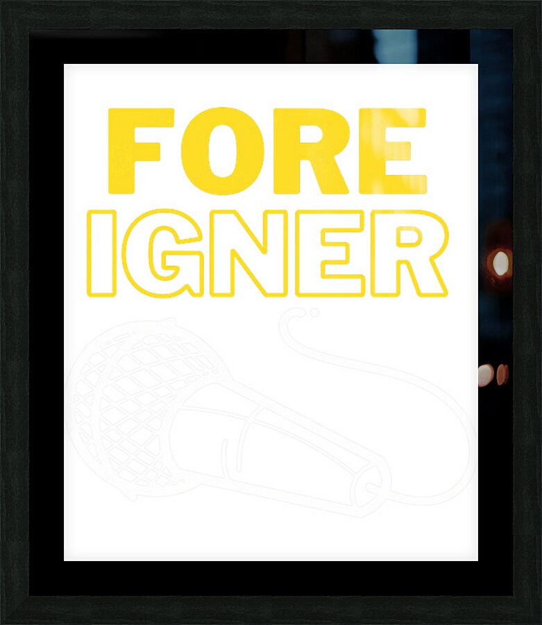 Foreigner 54 Picture Frame print