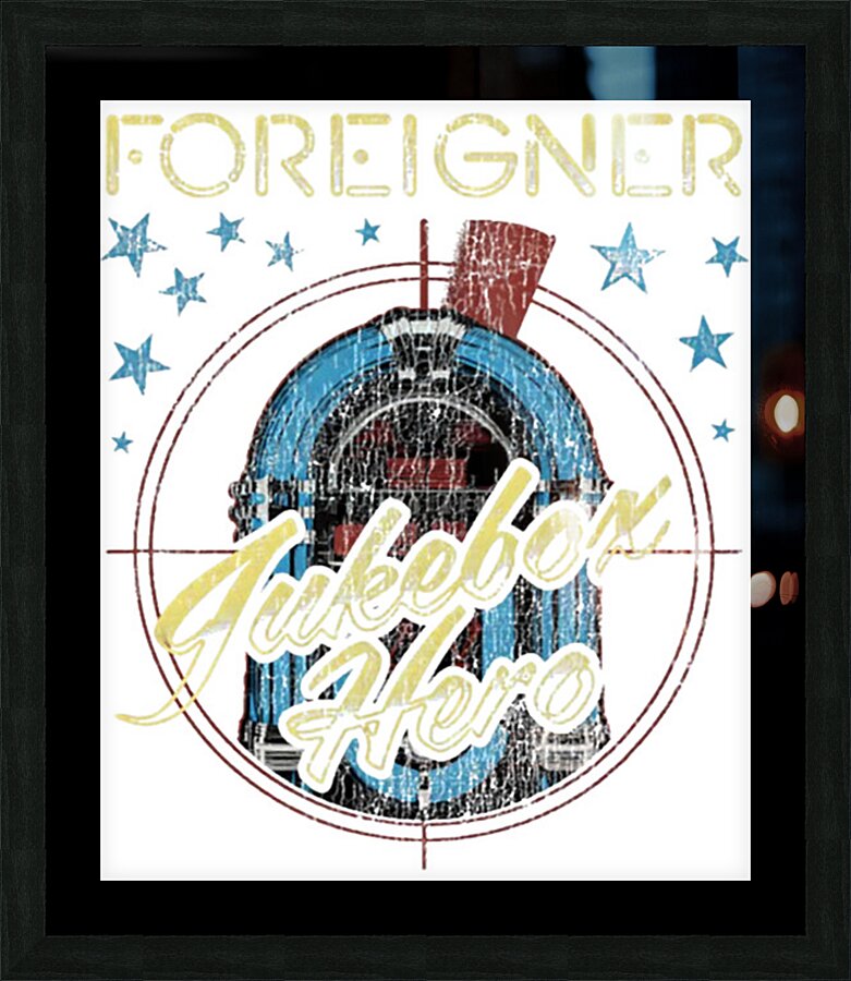 Foreigner 55 Picture Frame print