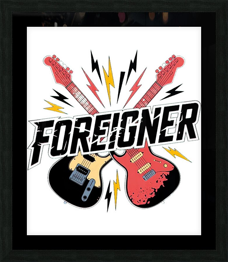 Foreigner 62 Picture Frame print