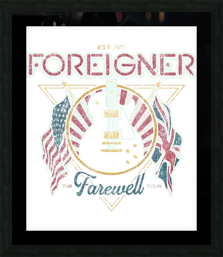 Foreigner 63 Picture Frame print