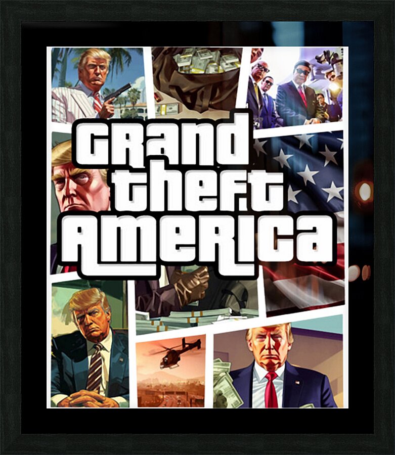 Grand Theft Auto 21 Picture Frame print