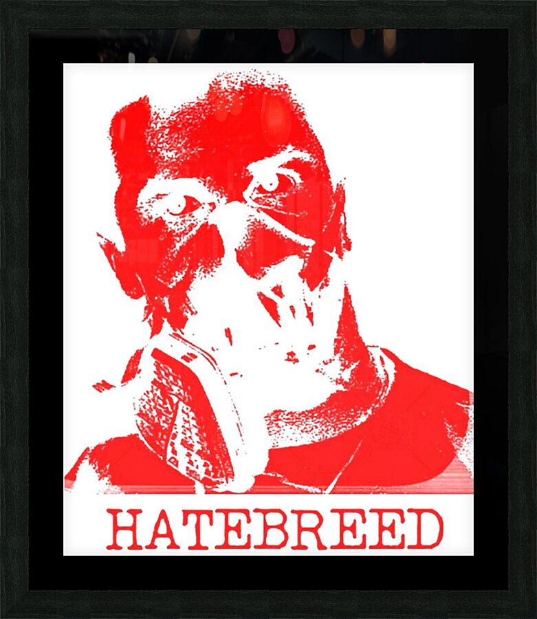 Hatebreed 12 Picture Frame print
