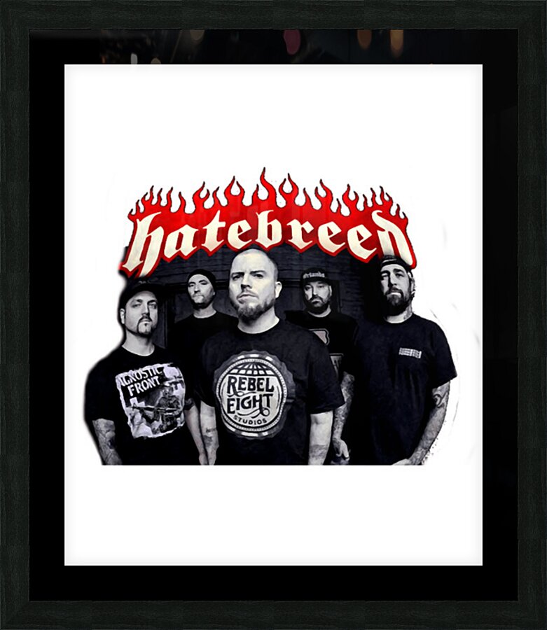 Hatebreed 17 Picture Frame print