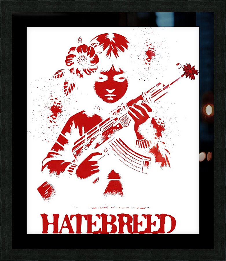 Hatebreed 50 Picture Frame print