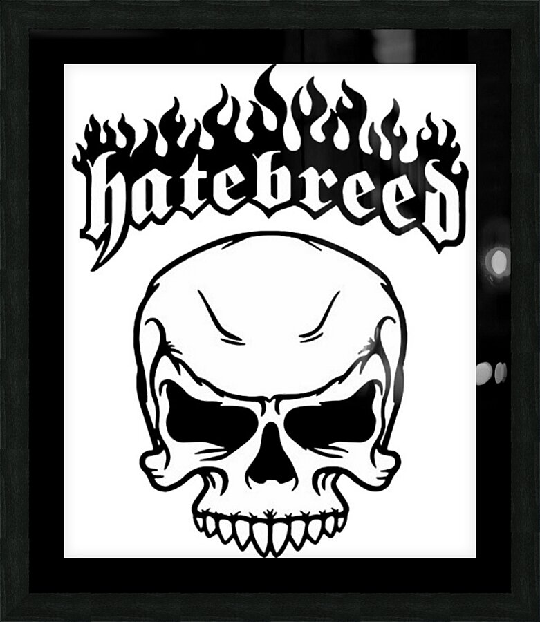 Hatebreed 52 Picture Frame print