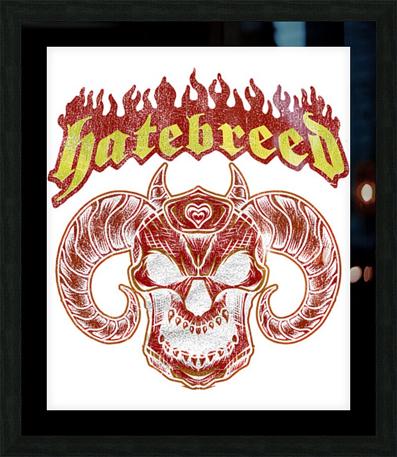 Hatebreed 58 Picture Frame print
