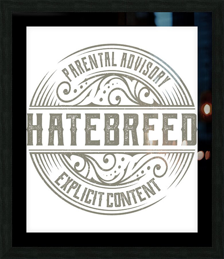 Hatebreed 60 Picture Frame print