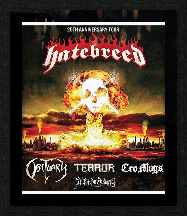 Hatebreed 8 Picture Frame print