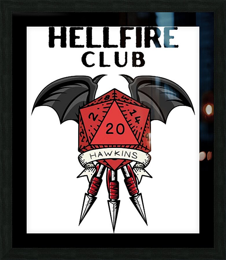 Hellfire Club 4 Picture Frame print