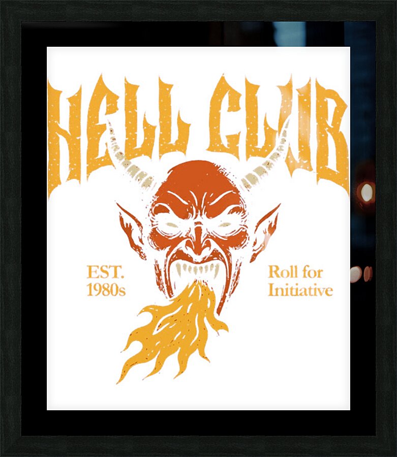Hellfire Club 8 Picture Frame print