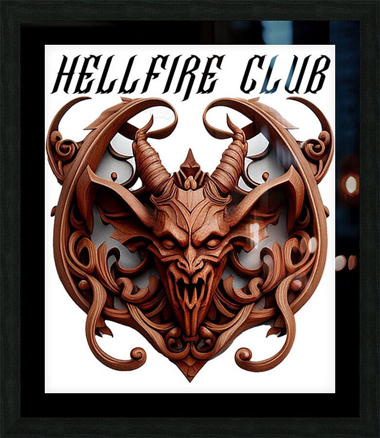 Hellfire Club 18 Picture Frame print