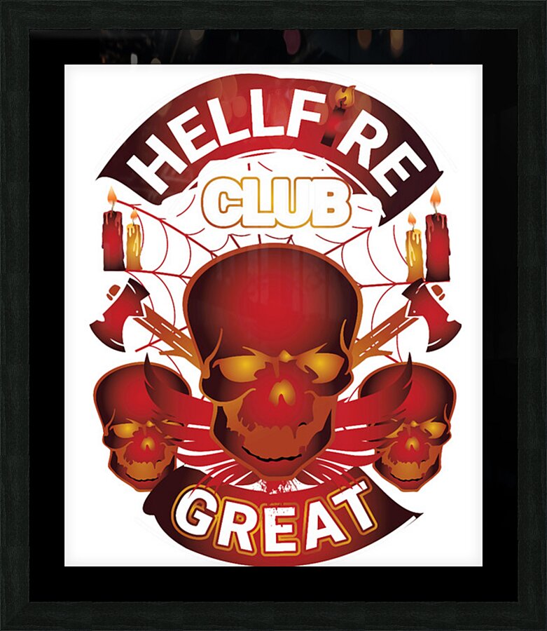 Hellfire Club 23 Picture Frame print
