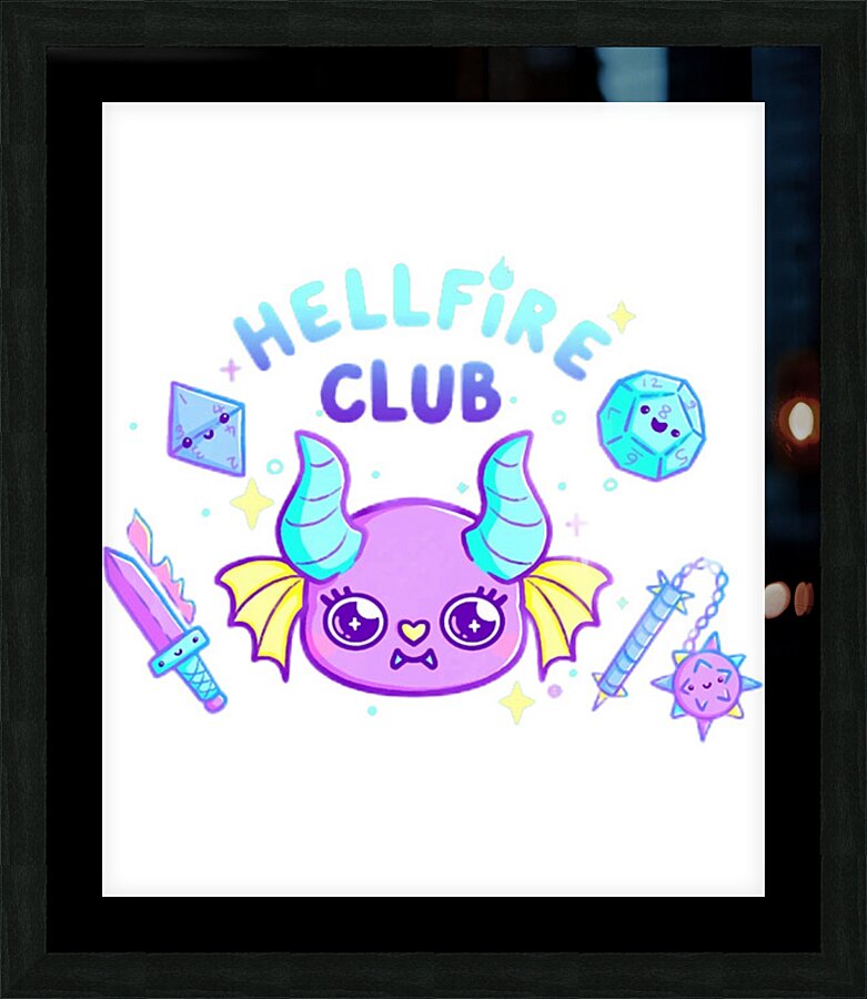 Hellfire Club 30 Picture Frame print