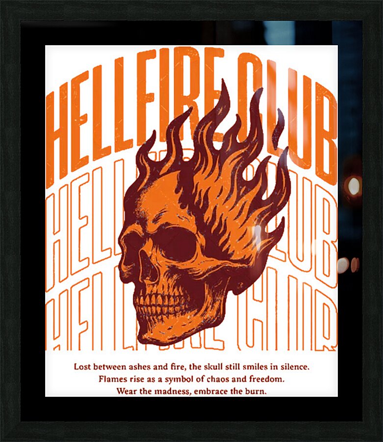 Hellfire Club 52 Picture Frame print