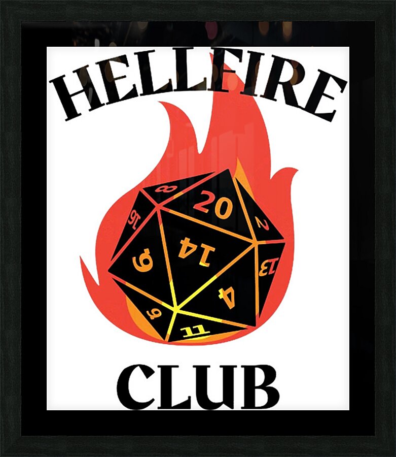 Hellfire Club 37 Picture Frame print