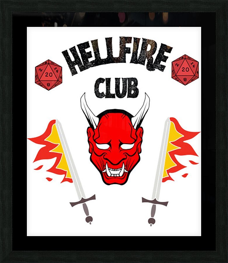 Hellfire Club 45 Picture Frame print