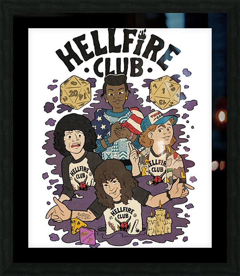 Hellfire Club 48 Picture Frame print