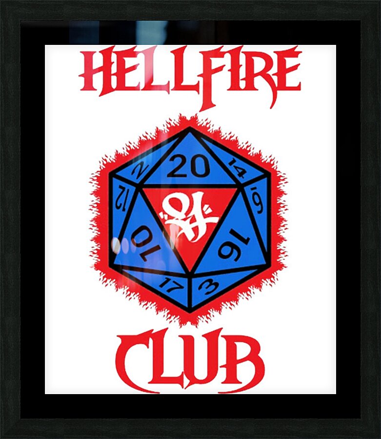 Hellfire Club 55 Picture Frame print