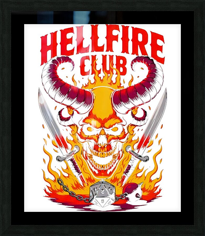 Hellfire Club 6 Picture Frame print