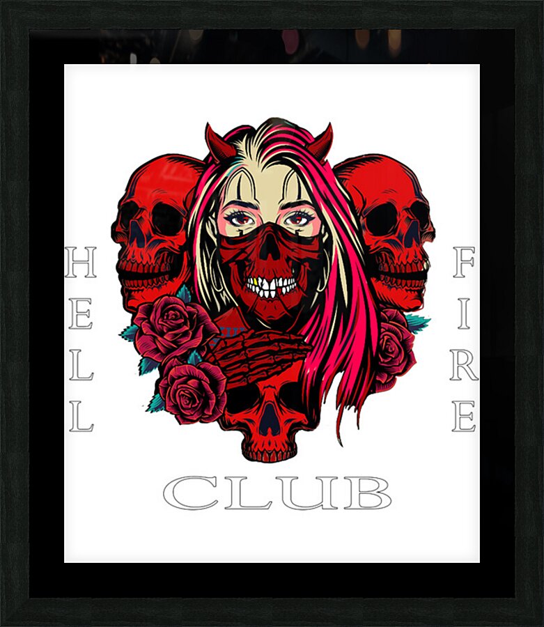 Hellfire Club 23 Picture Frame print