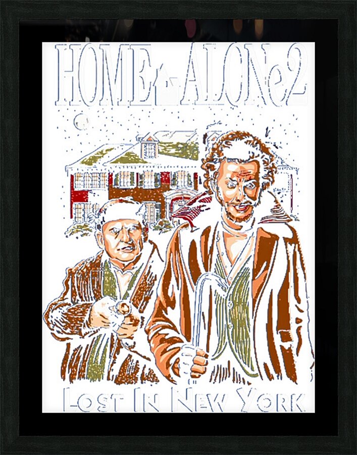 Home Alone 40 Picture Frame print