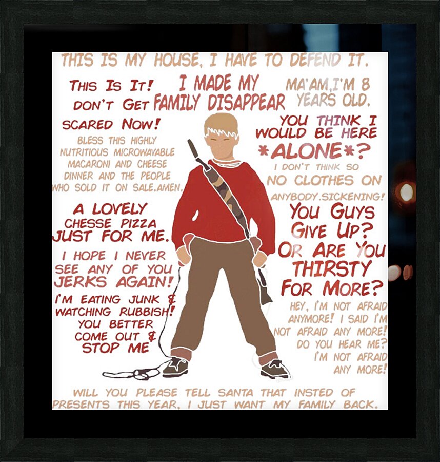 Home Alone 51 Picture Frame print