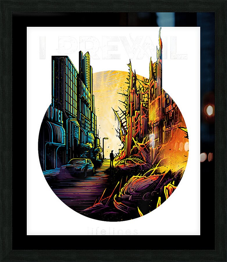 I Prevail 12 Picture Frame print