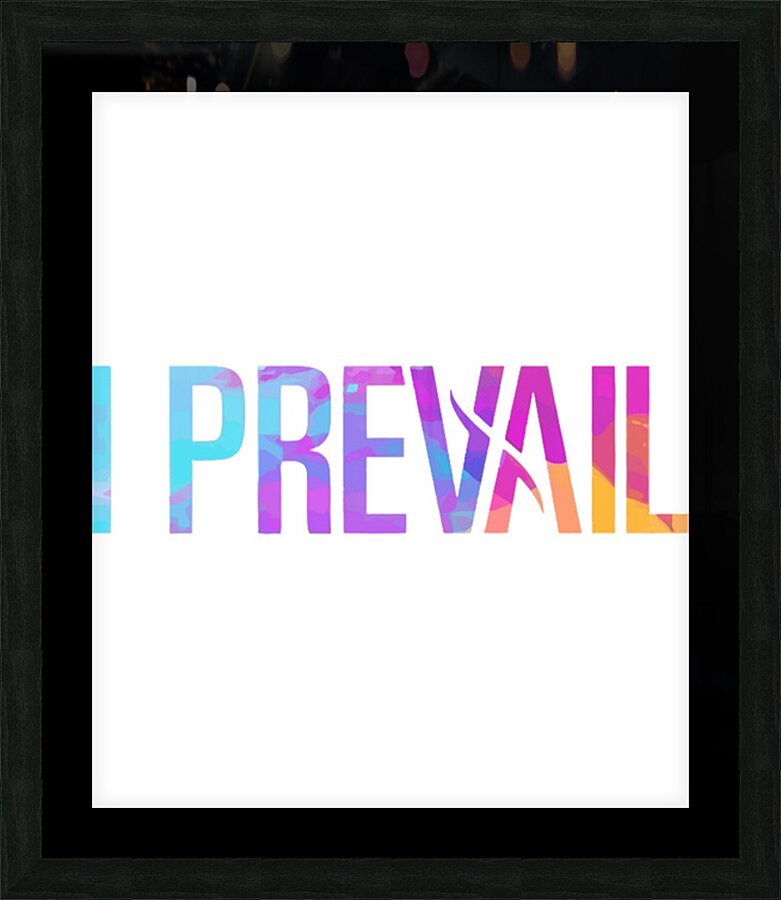 I Prevail 37 Picture Frame print