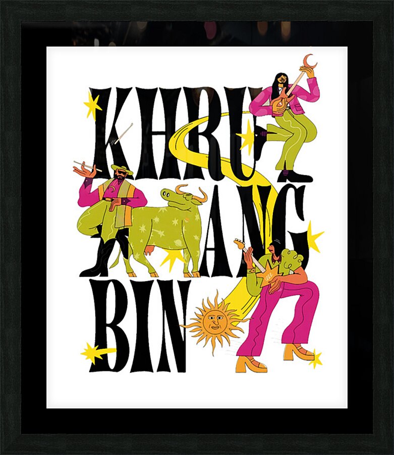 Khruangbin 32 Picture Frame print