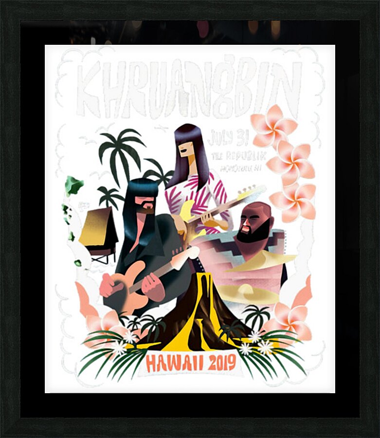Khruangbin 38 Picture Frame print
