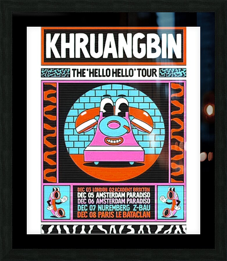 Khruangbin 41 Picture Frame print