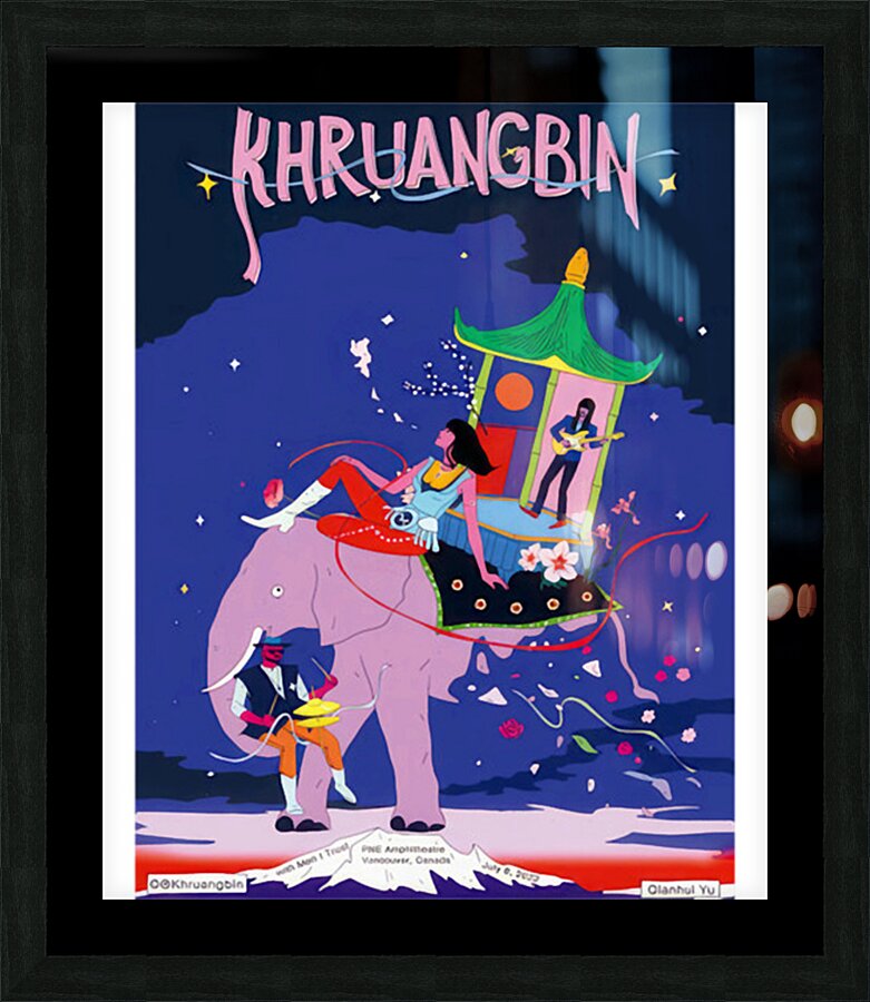 Khruangbin 47 Picture Frame print