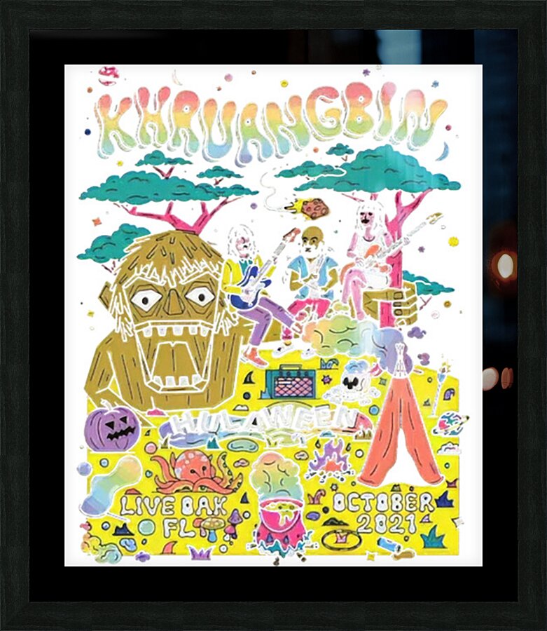 Khruangbin 51 Picture Frame print