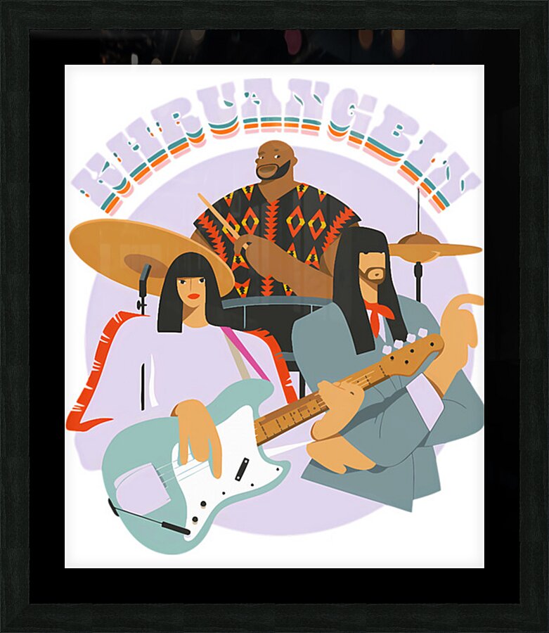 Khruangbin 54 Picture Frame print