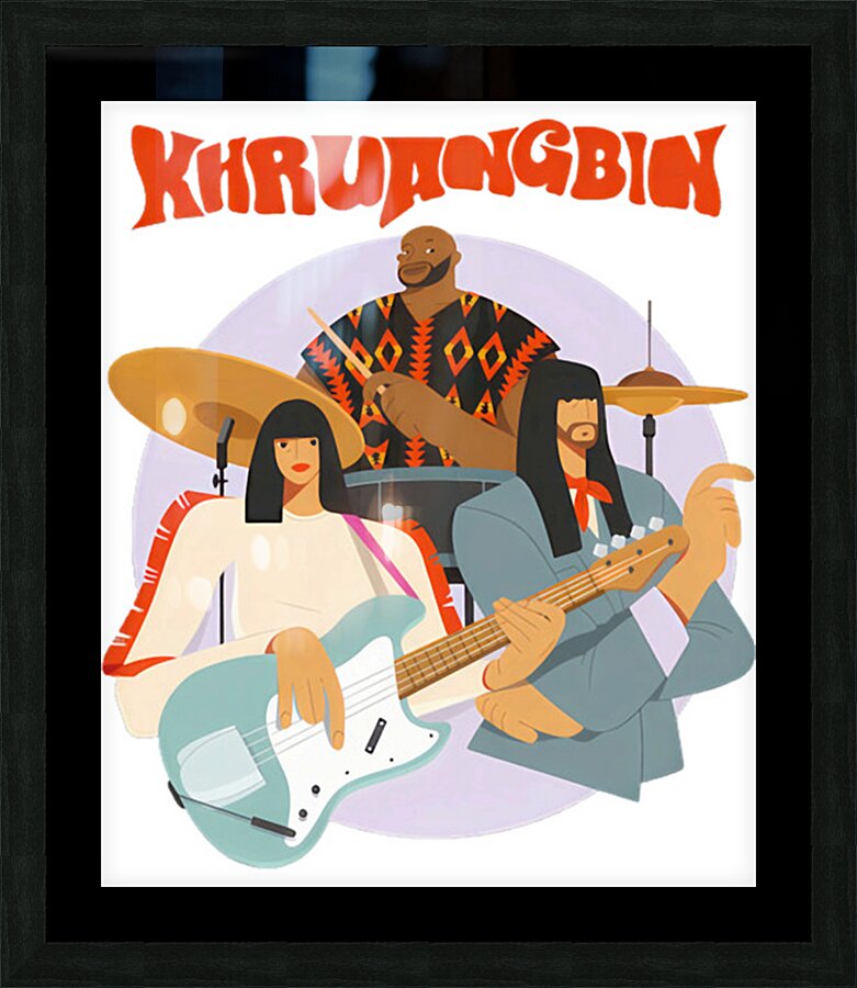 Khruangbin 55 Picture Frame print