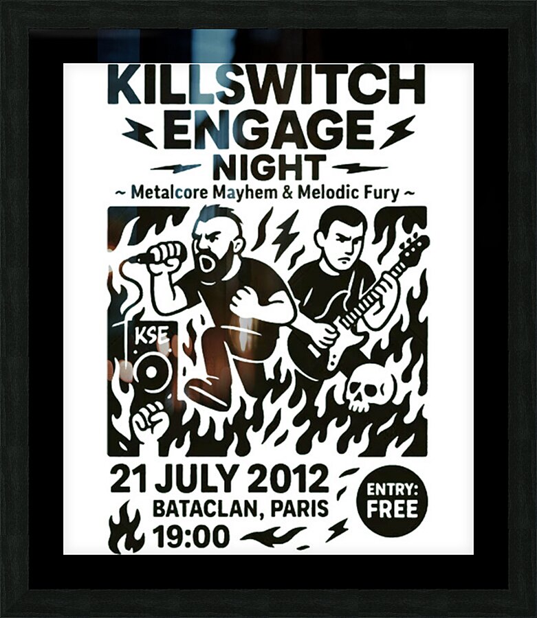 Killswitch Engage 43 Picture Frame print