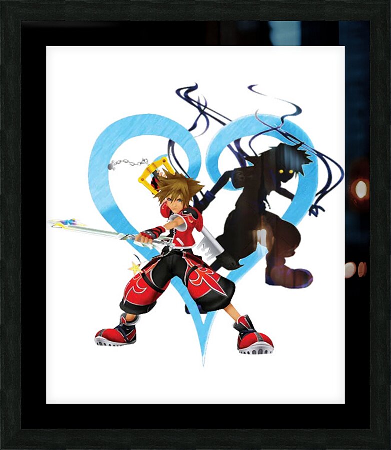 Kingdom Hearts 56 Picture Frame print