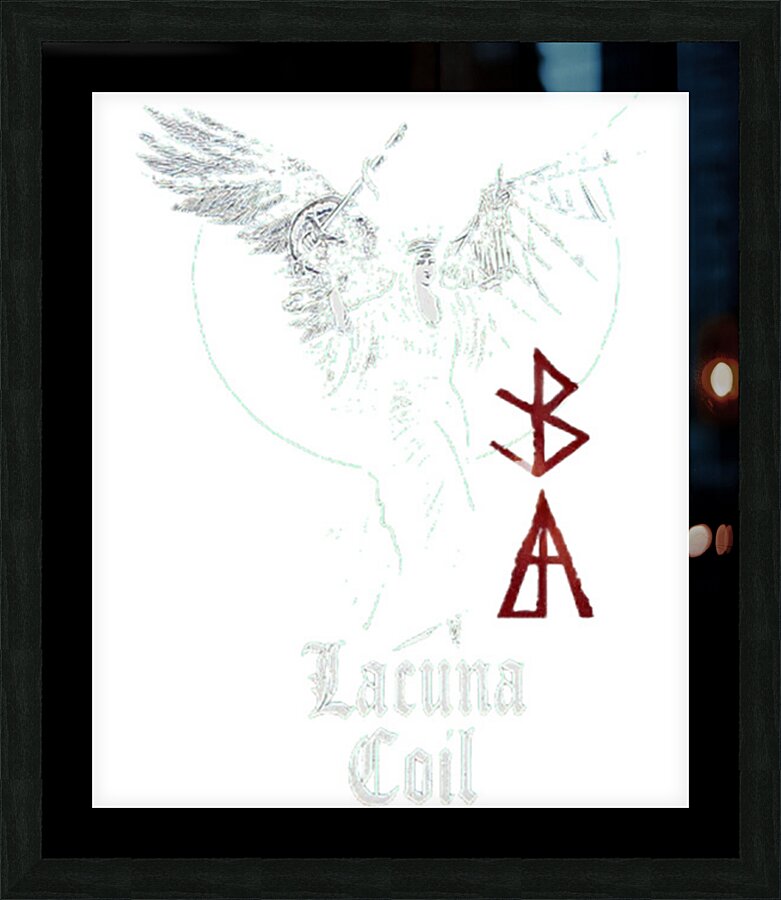 Lacuna Coil 47 Picture Frame print