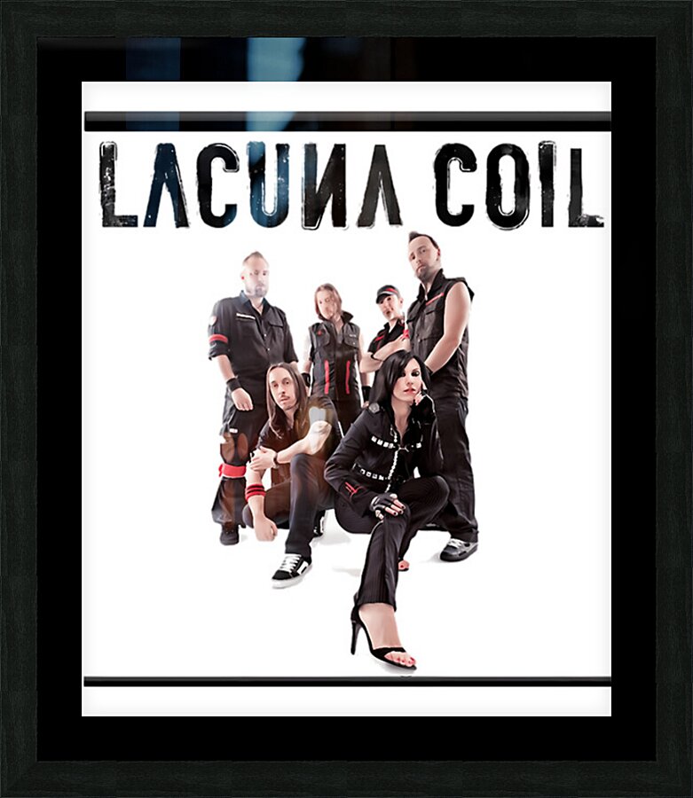 Lacuna Coil 51 Picture Frame print