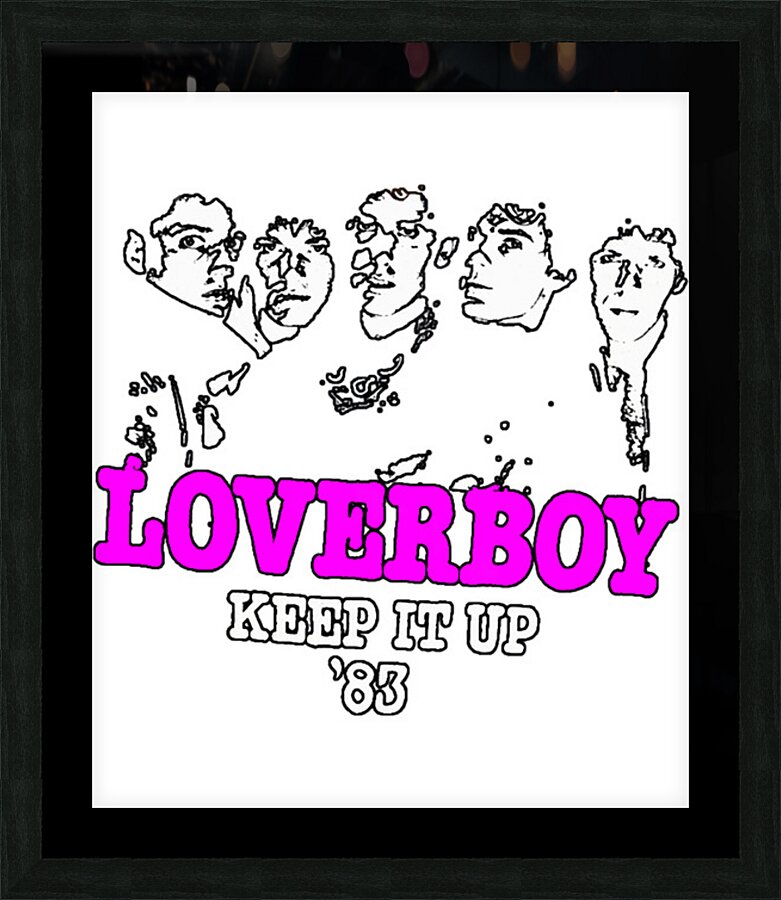 Loverboy 2 Picture Frame print