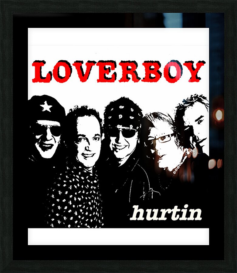 Loverboy 6 Picture Frame print