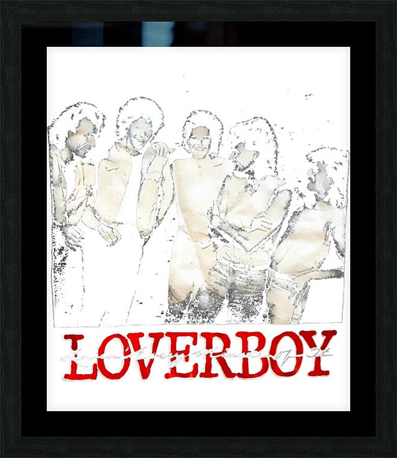 Loverboy 10 Picture Frame print