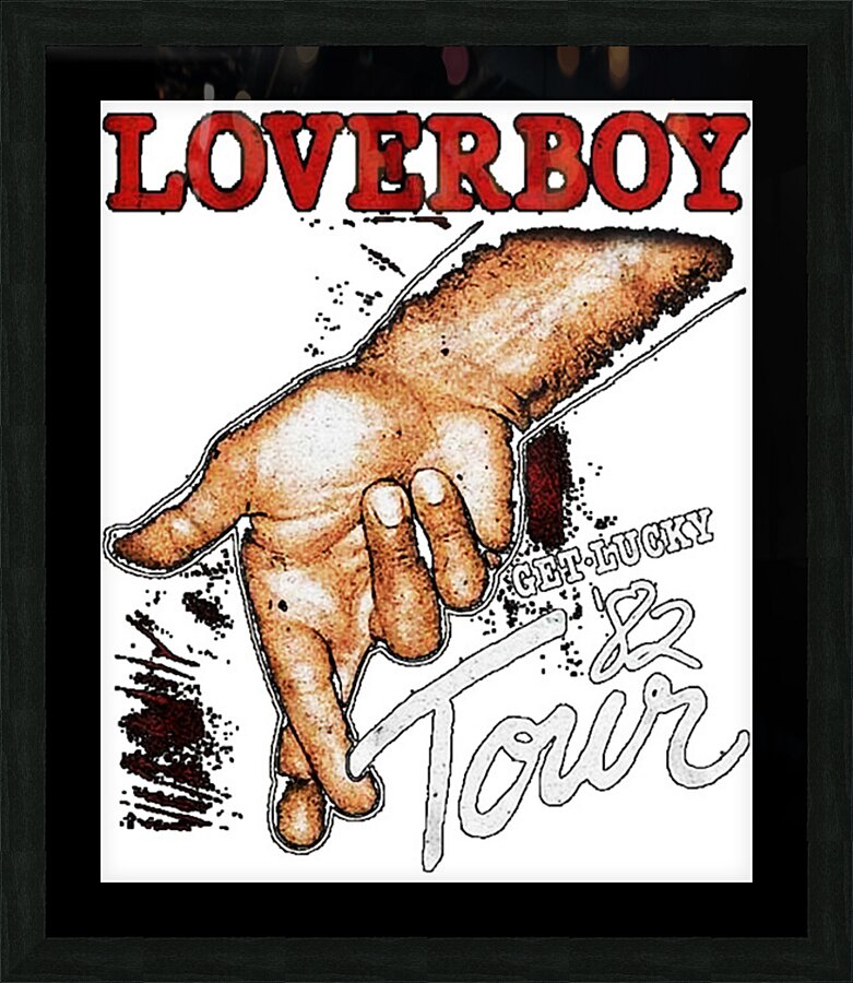 Loverboy 11 Picture Frame print