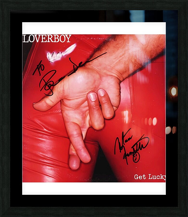 Loverboy 14 Picture Frame print
