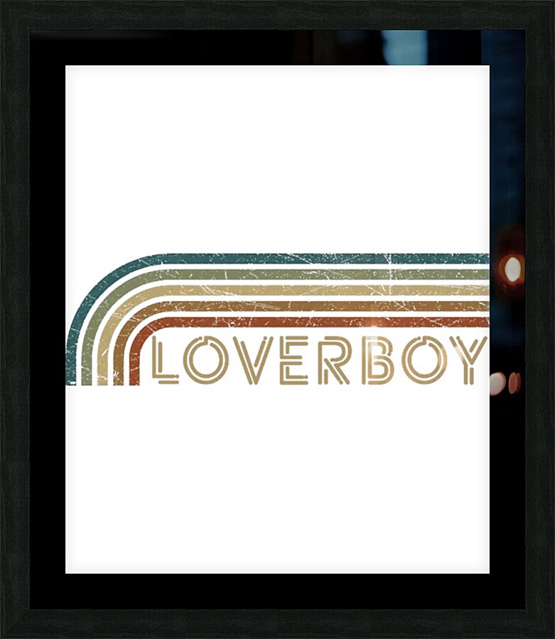 Loverboy 19 Picture Frame print