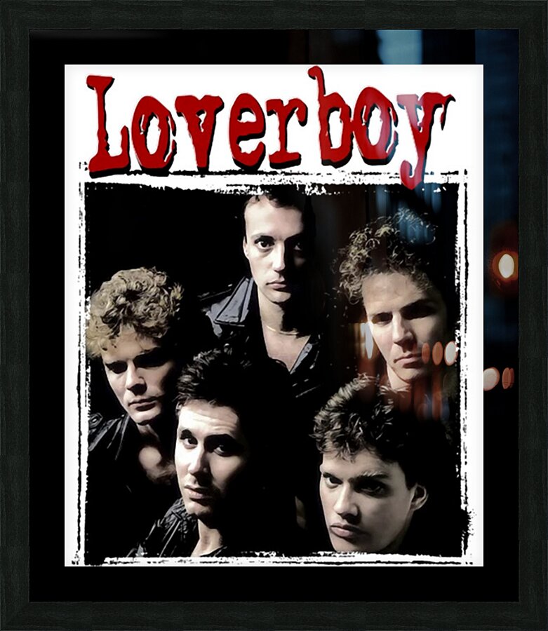 Loverboy 20 Picture Frame print