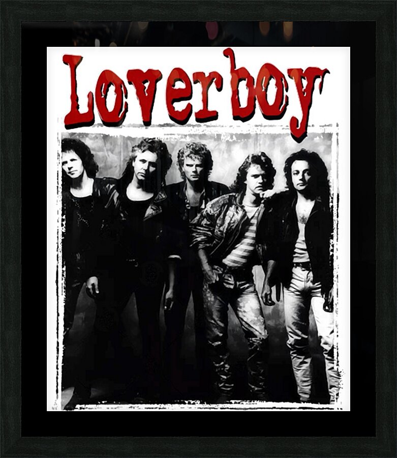 Loverboy 23 Picture Frame print