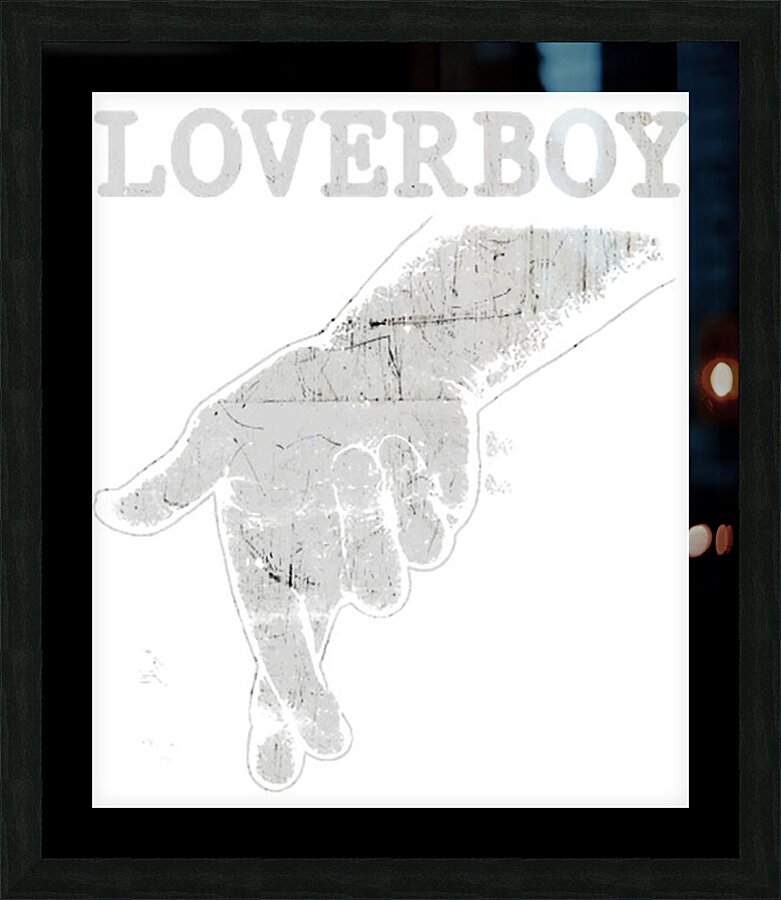 Loverboy 32 Picture Frame print