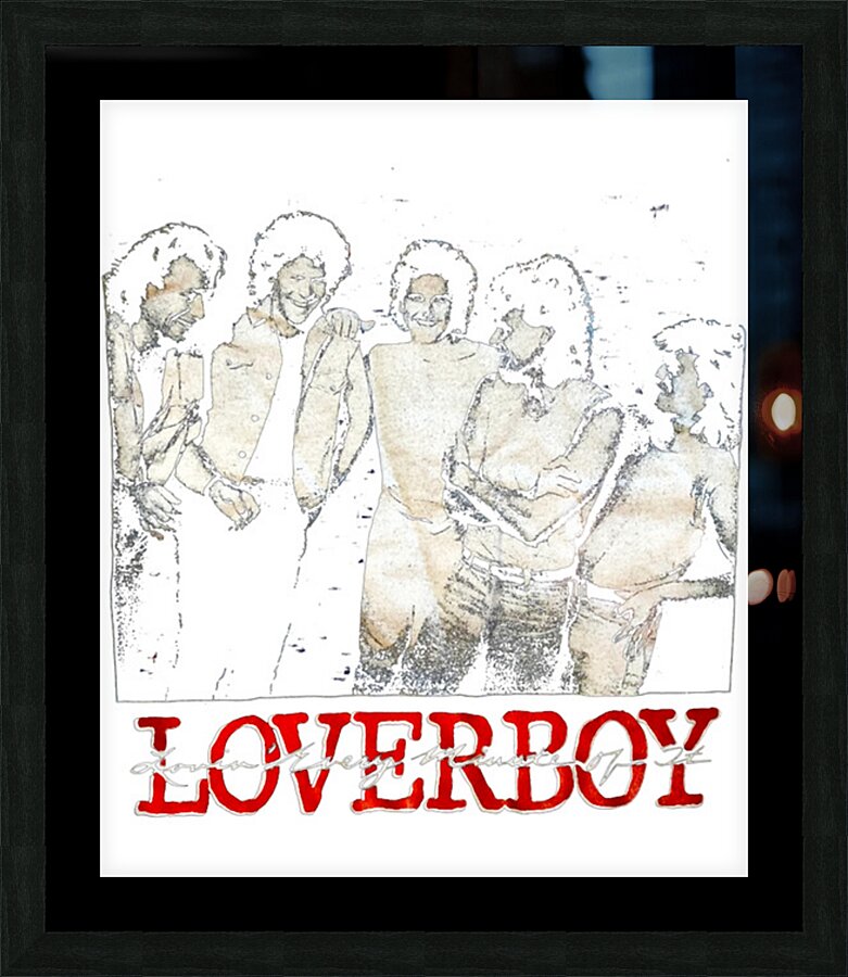 Loverboy 33 Picture Frame print
